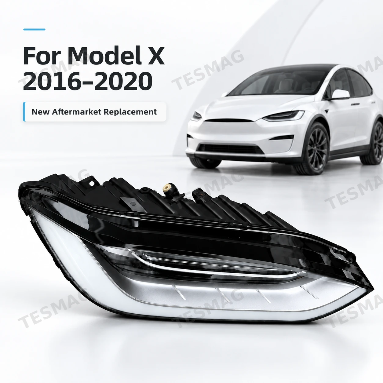 LED Headlight Assembly for Tesla Model X 2016–2020 | 1034314/1034315
