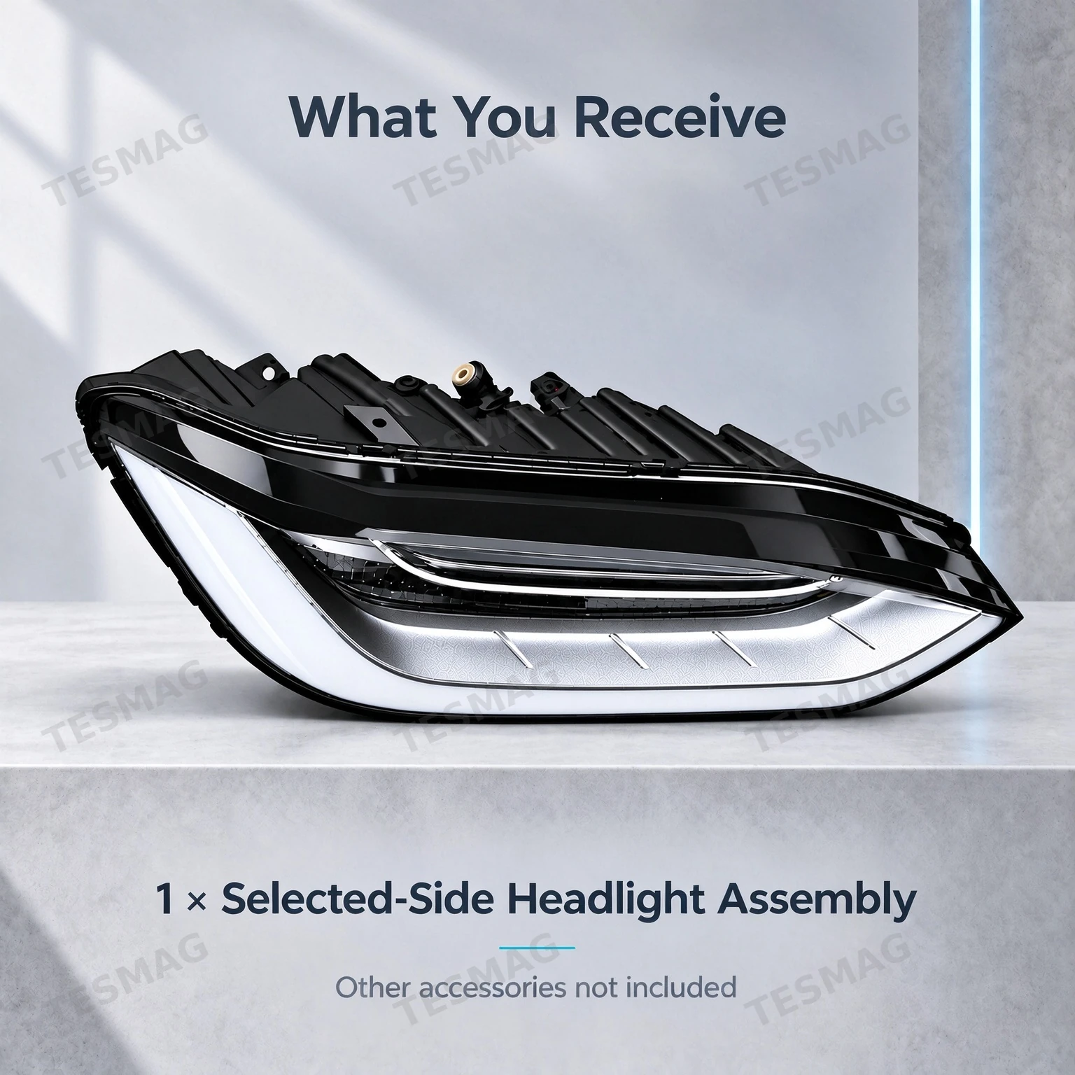 LED Headlight Assembly for Tesla Model X 2016–2020 | 1034314/1034315
