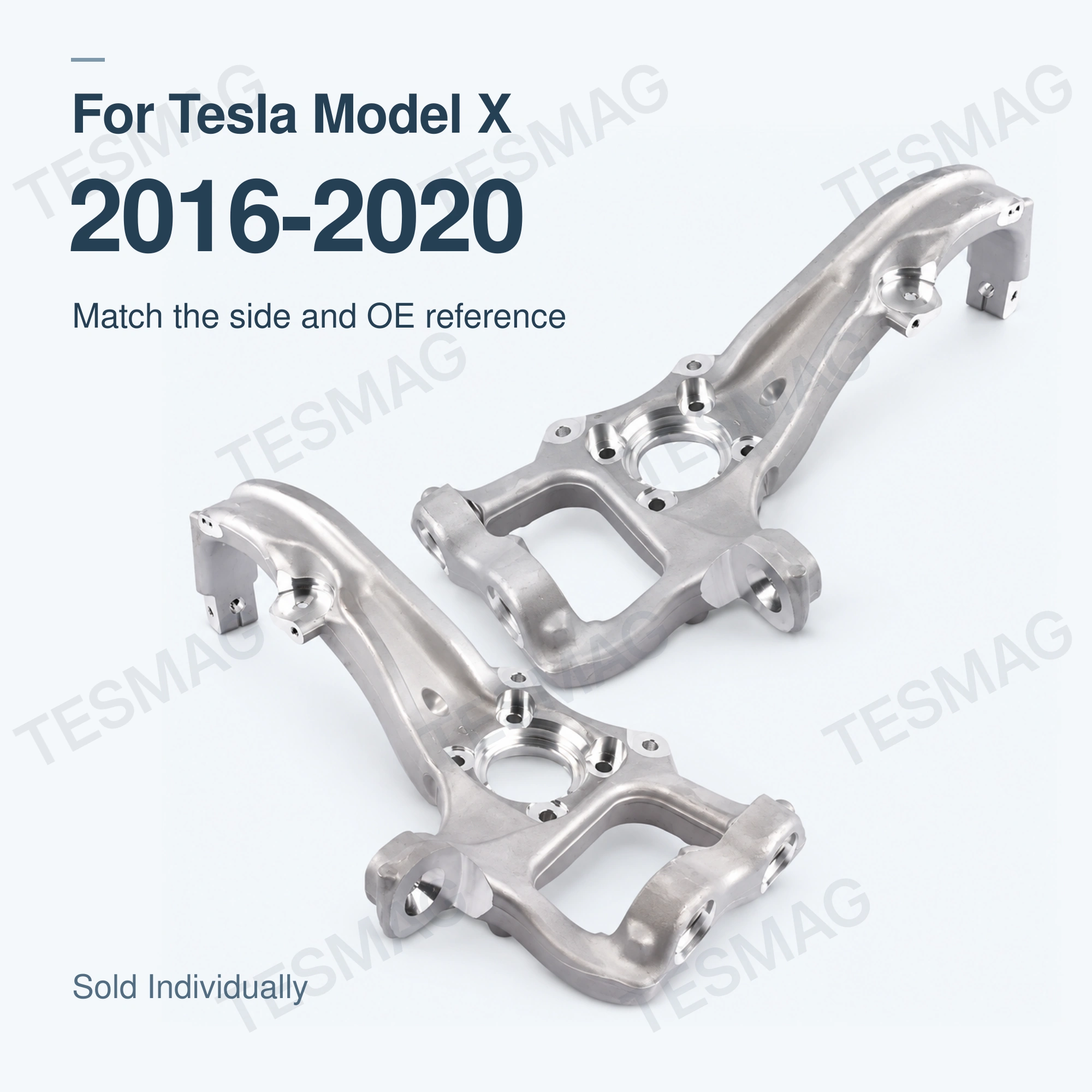Front Steering Knuckle for Tesla Model X 2016-2020 1027311-00-F / 1027316-00-F