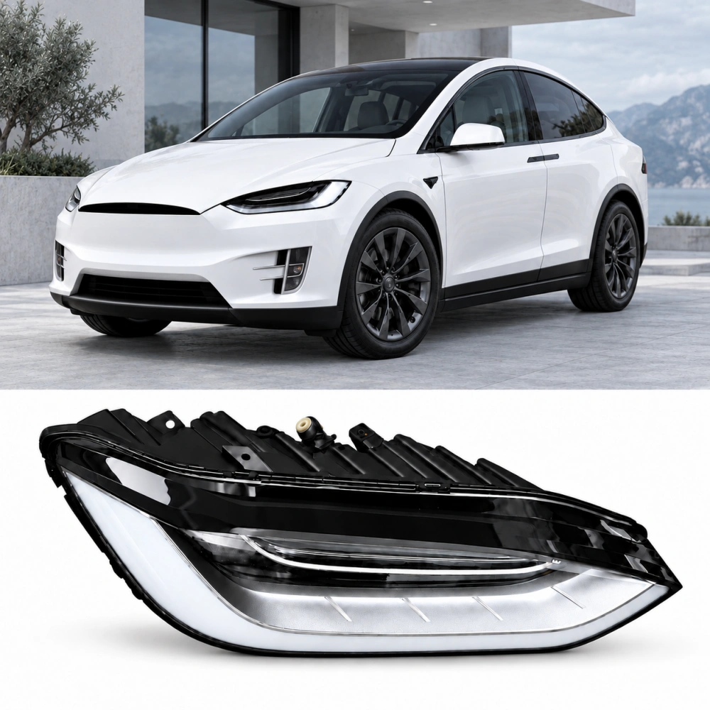 US LED Headlight Assembly for Tesla Model X 2016–2020 | 1034314/1034315
