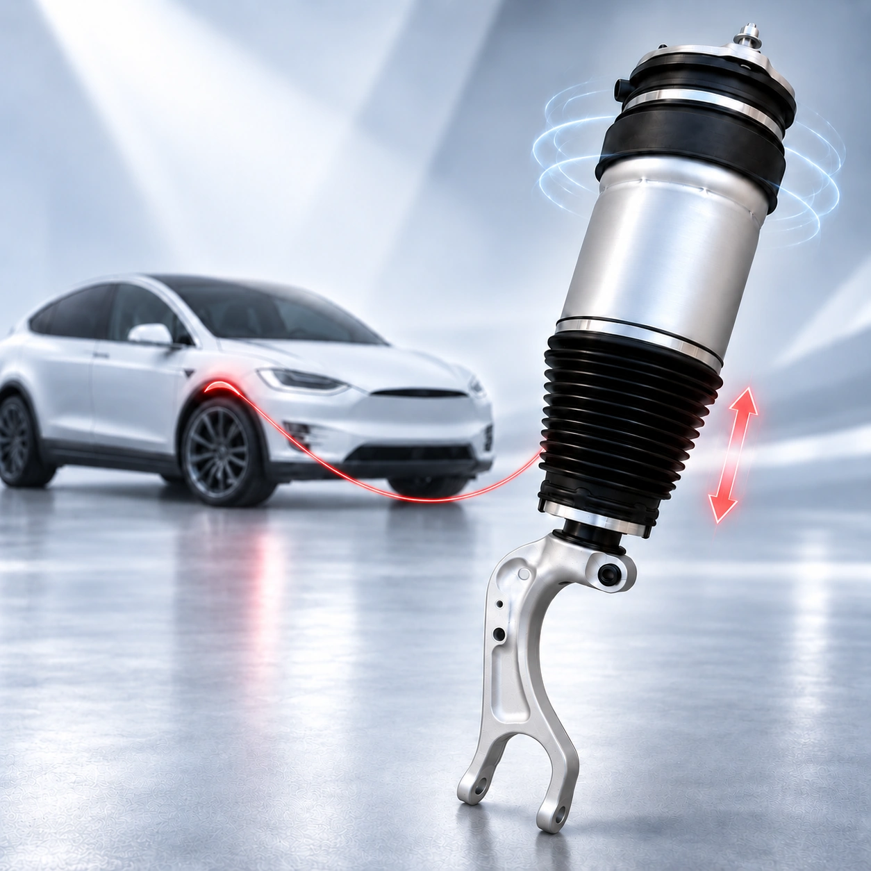 Front Air Suspension Strut Assembly for Tesla Model X 2017–2019 | 1027361-00-G