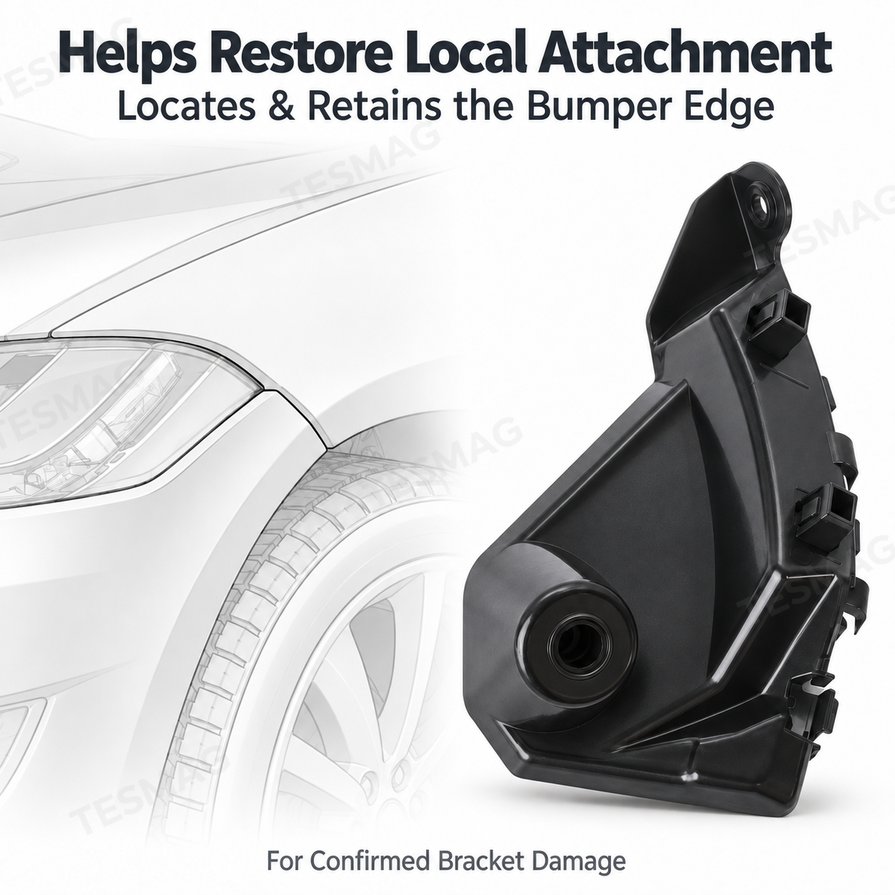Front Bumper Fender Bracket for Tesla Model X 2019–2020 | OE 1095793-00-B / 1095794-00-B