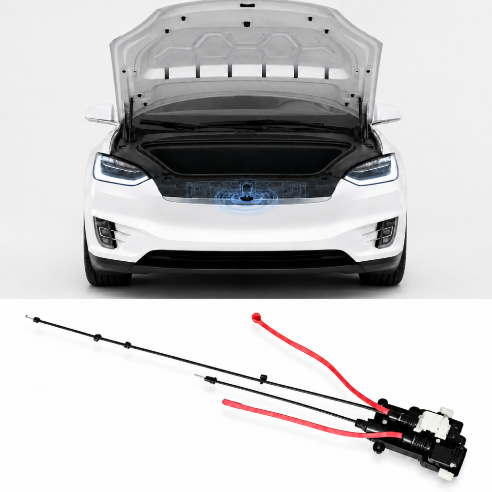 Front Hood Lock Actuator Assembly Replacement  for Tesla Model X 2016-2020 | 1057991-00-E