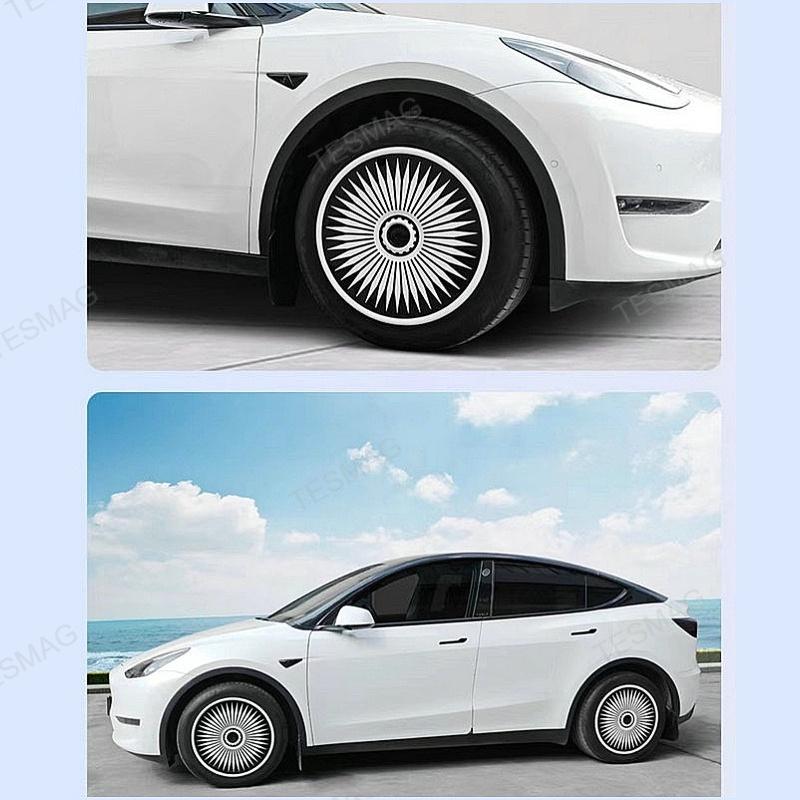 Tesla Model Y Full Wrap 19" Hubcap Wheel Protectors