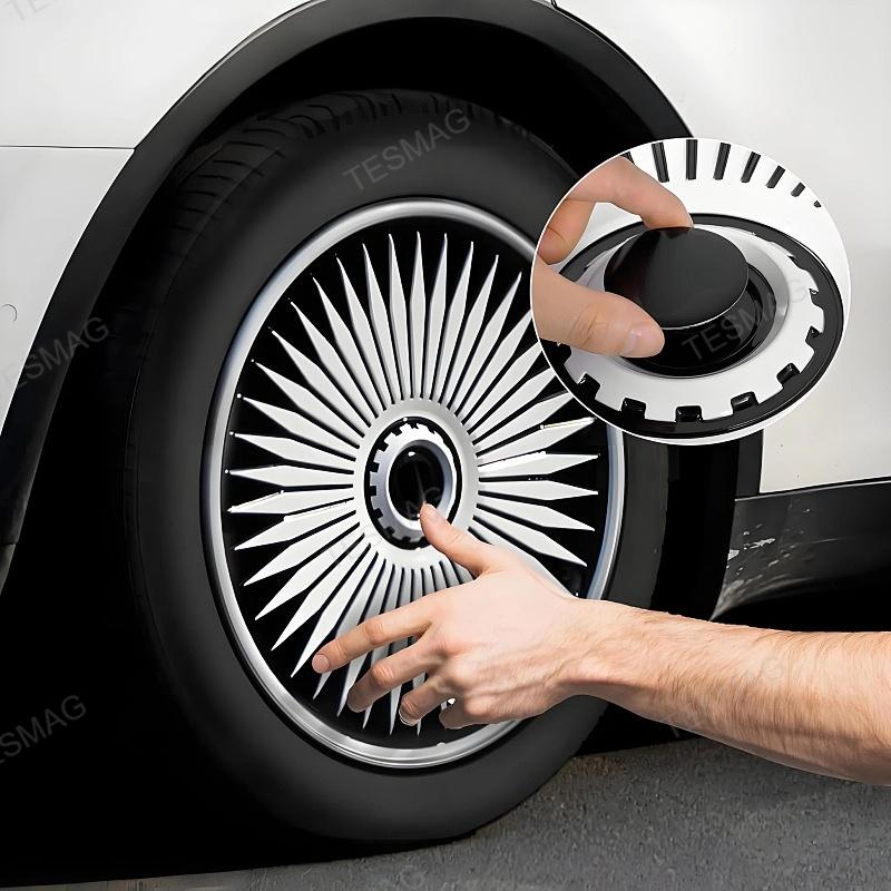 Tesla Model Y Full Wrap 19" Hubcap Wheel Protectors