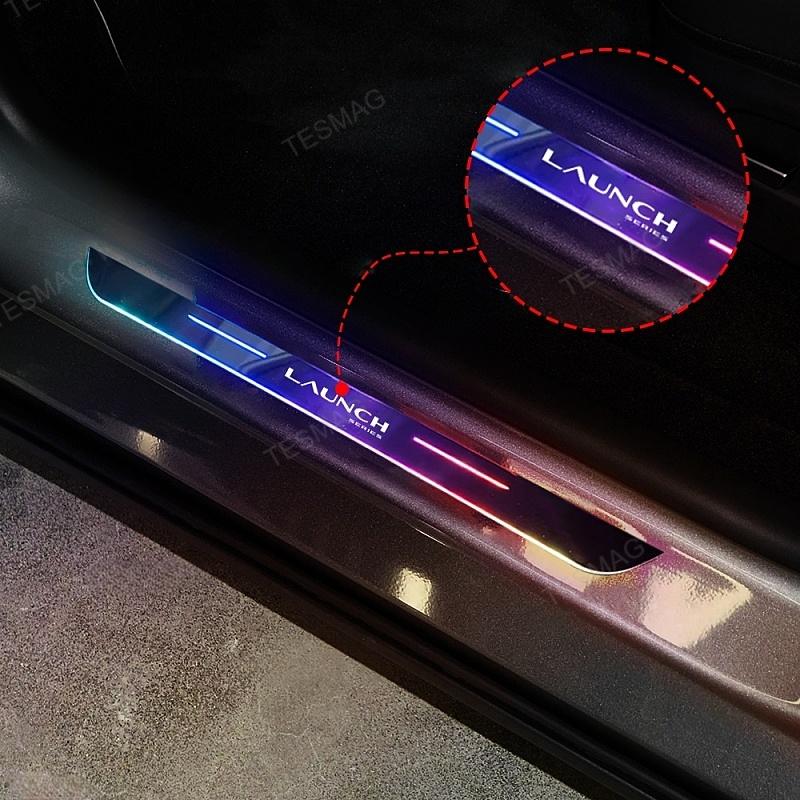 Tesla Model Y Juniper LED illuminated door sill strip