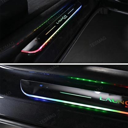 Tesla Model Y Juniper LED illuminated door sill strip
