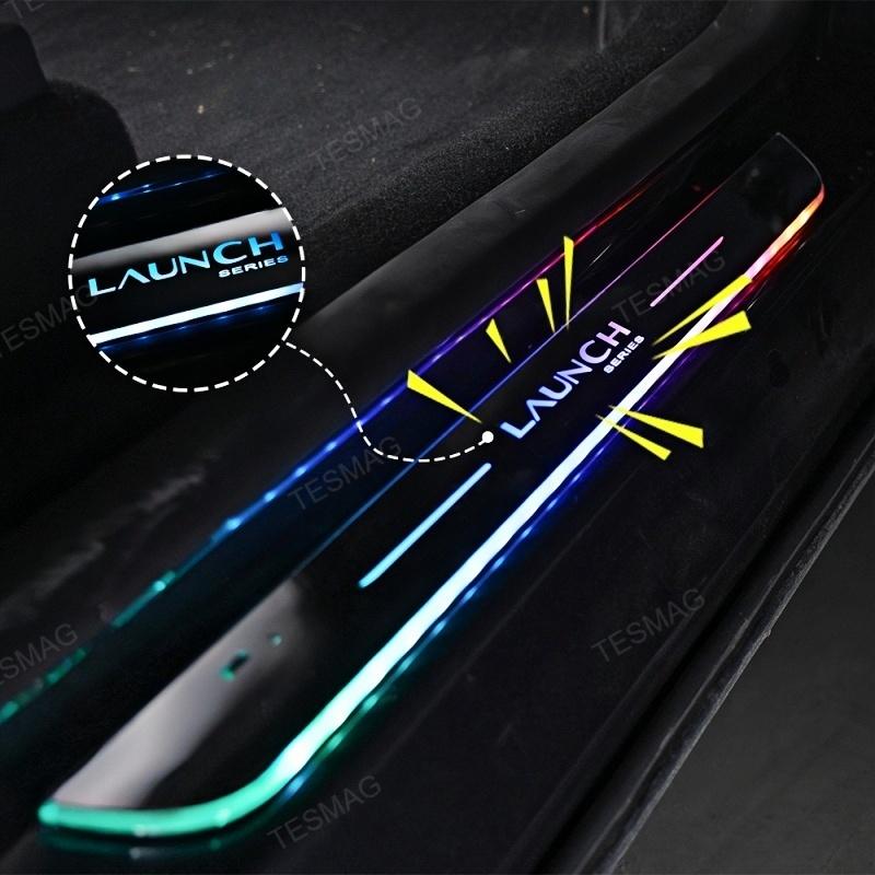 Tesla Model Y Juniper LED illuminated door sill strip