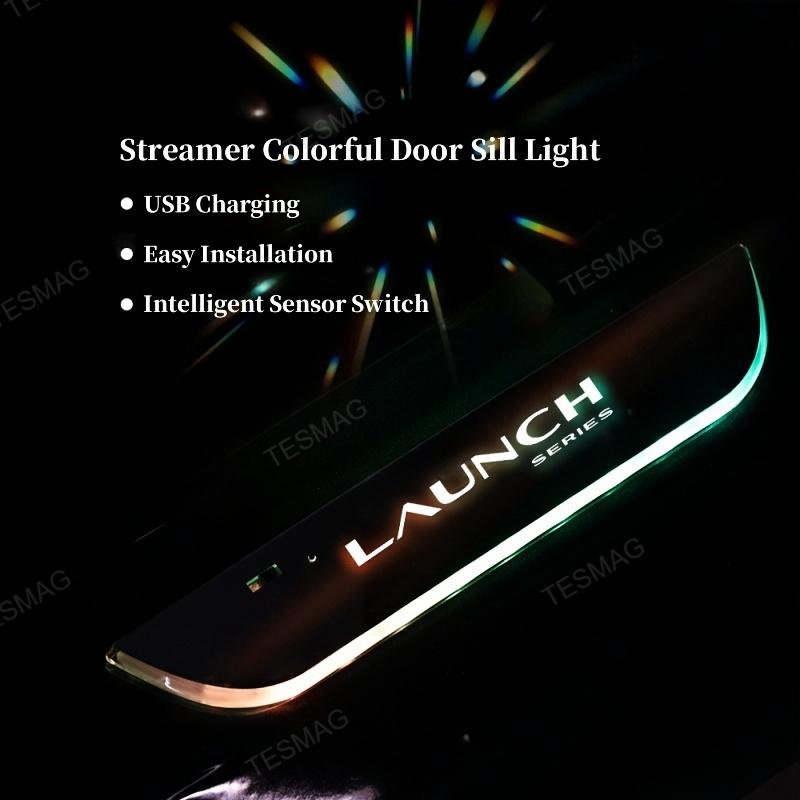 Tesla Model Y Juniper LED illuminated door sill strip