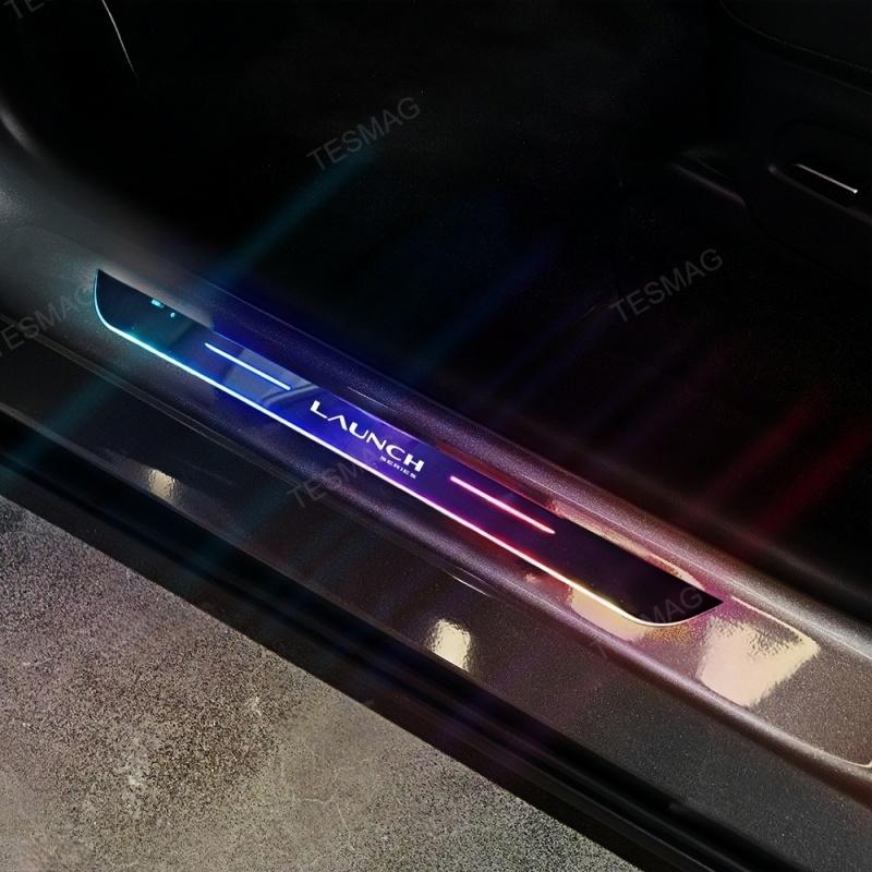 Tesla Model Y Juniper LED illuminated door sill strip