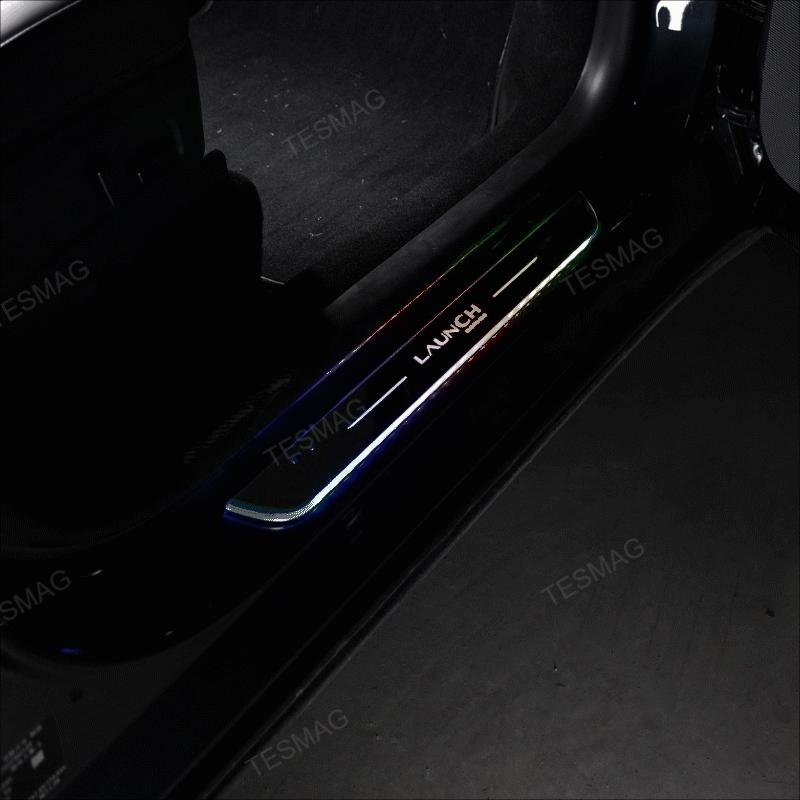 Tesla Model Y Juniper LED illuminated door sill strip