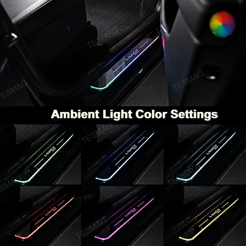 Tesla Model Y Juniper LED illuminated door sill strip