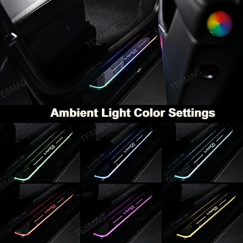 Tesla Model Y Juniper LED illuminated door sill strip