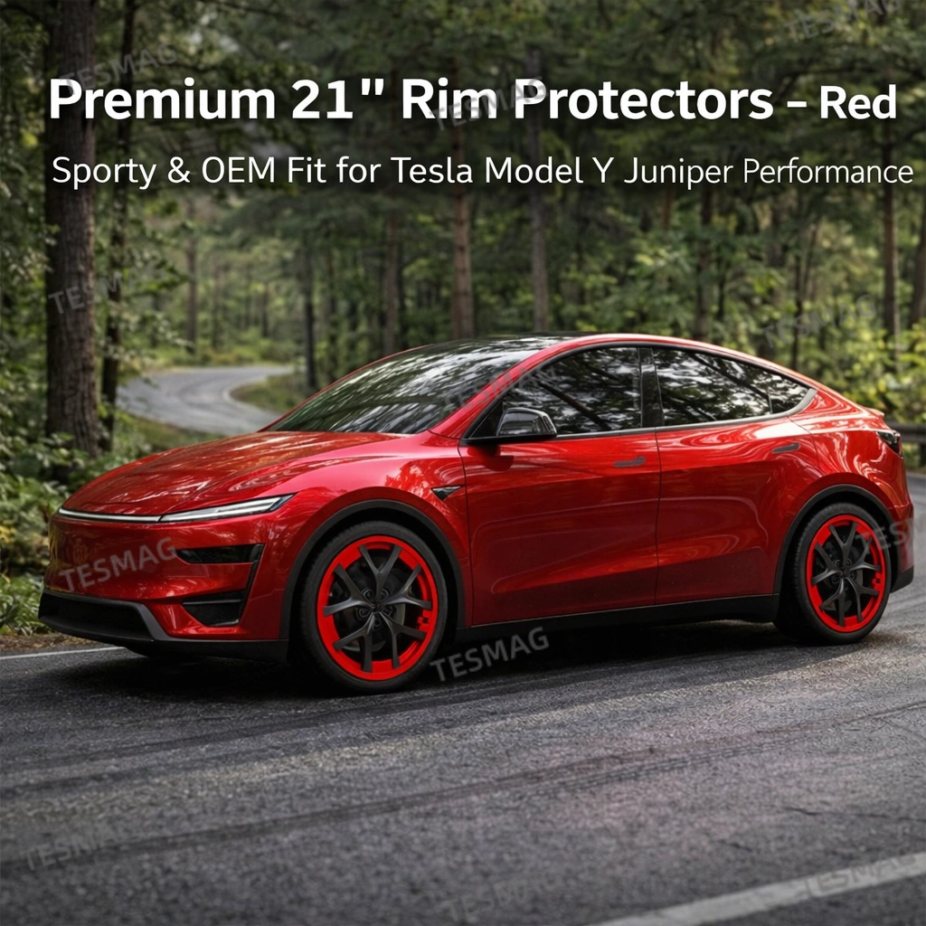 Tesla Model Y Juniper Performance 21″ Wheel Rim Protectors – Curb Rash Protection 4PCS