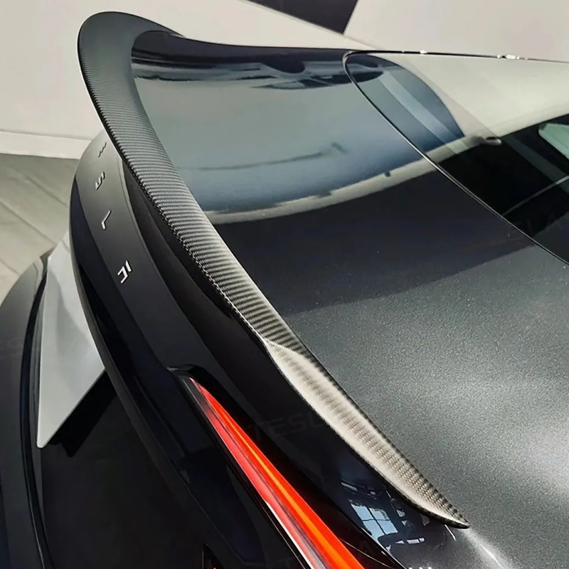 2025+ Tesla Model Y Juniper Real Carbon Fiber Spoiler