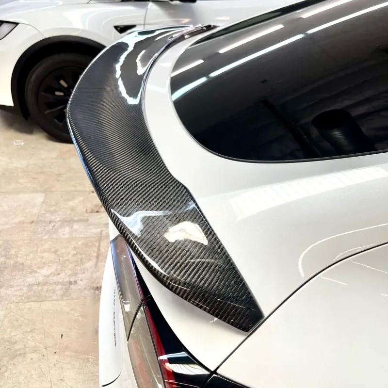 Tesla Model Y Juniper Real Carbon Fiber Spoiler
