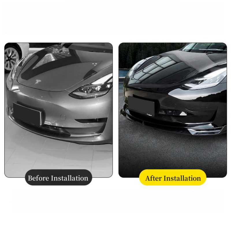 Tesla Model Y Sport Style Front Bumper Lip Kit