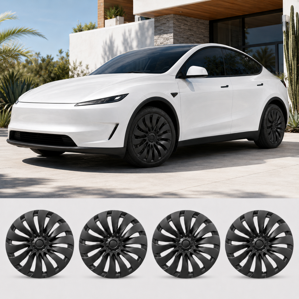 18-Inch Turbine-Style Wheel Covers for Tesla Model Y Standard 2026+