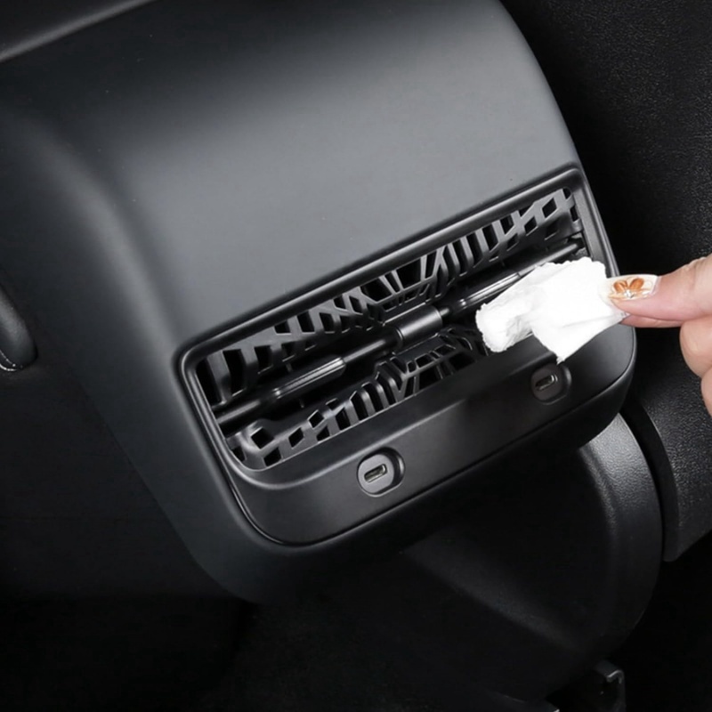 Tesla Model Y/3 Highland Rear Seat Vent Cover Frame and Under Seat Outlet Cover