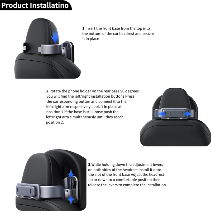 Tesla Multifunctional Headrest Adjustable Pillow