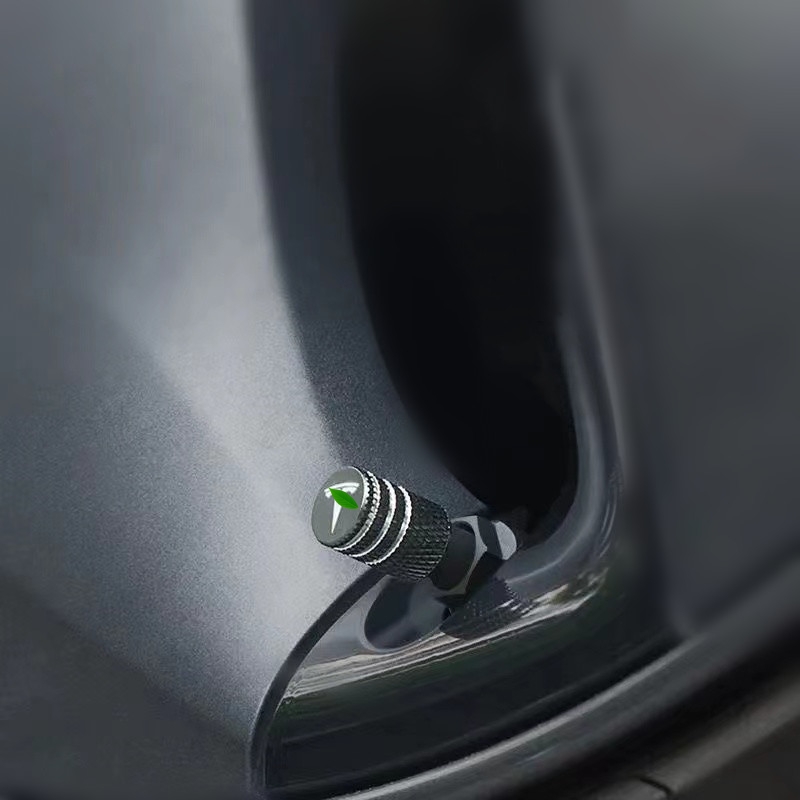 Tesla Valve Stem Caps (4 pcs)