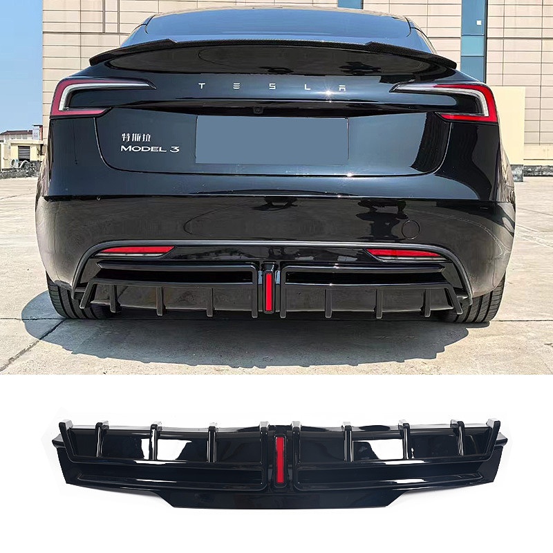 Tesla model 3/3 Highland Rear Bumper Lip Guard Protector