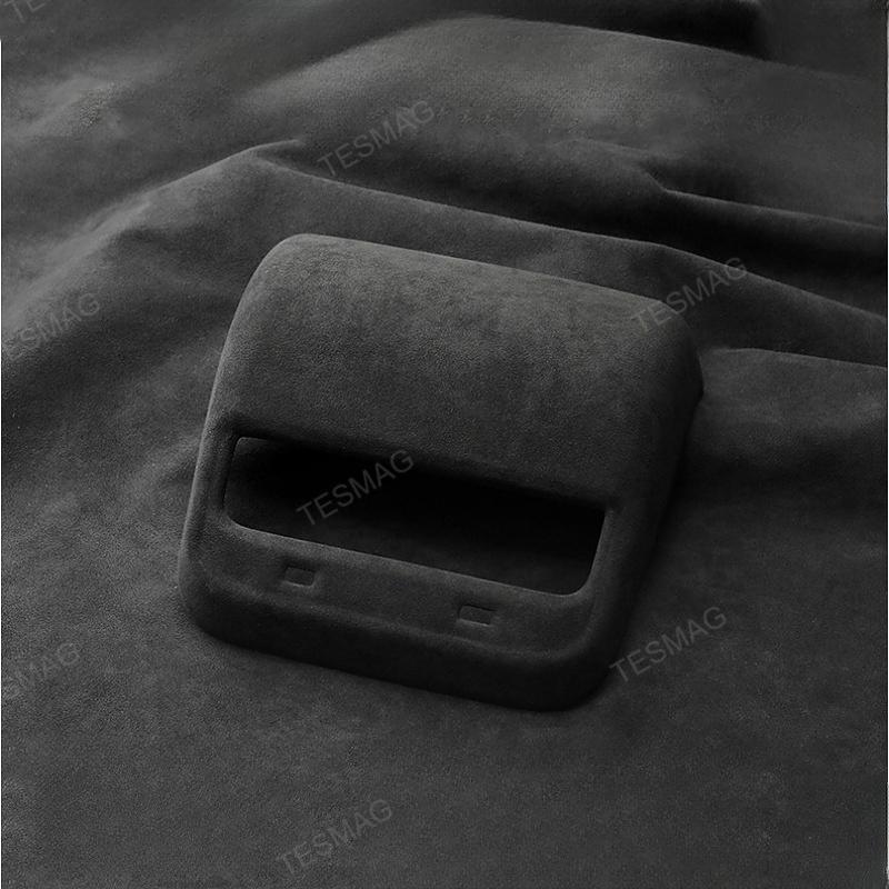 Tesla model 3/Y Alcantara Rear Air Vent Kick Proof Trim Cover