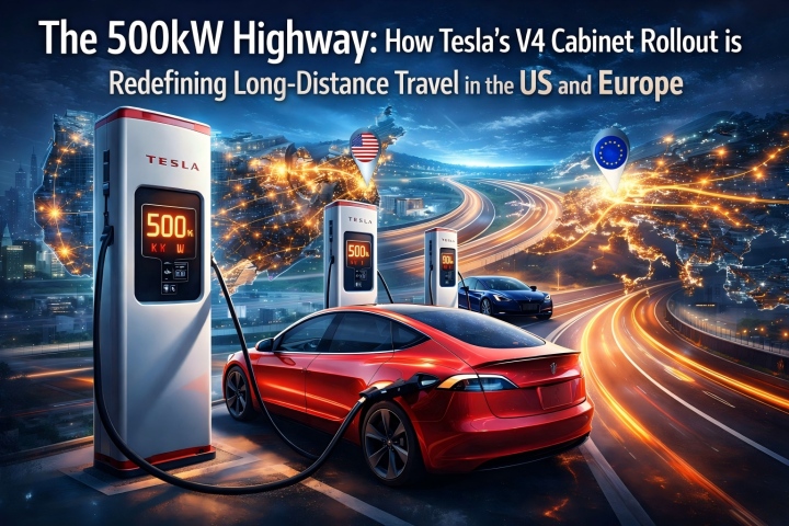 Tesla Distance The 500kW Highway: How Tesla‘s V4 Cabinet Rollout is Redefining Long ...