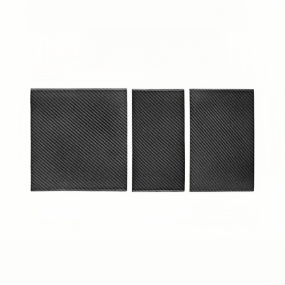True Carbon Fiber Center Console Overlay for Tesla Model 3 Highland & Model Y Juniper  (3PCS)