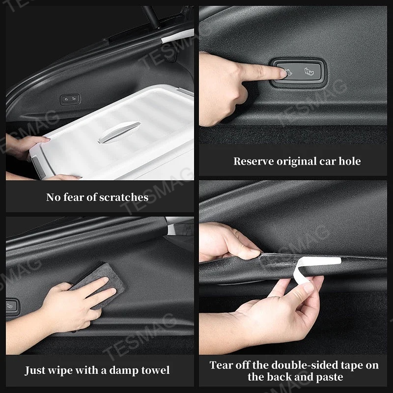 Trunk Side Upper Guard Plates for Tesla Model Y Juniper 2025+