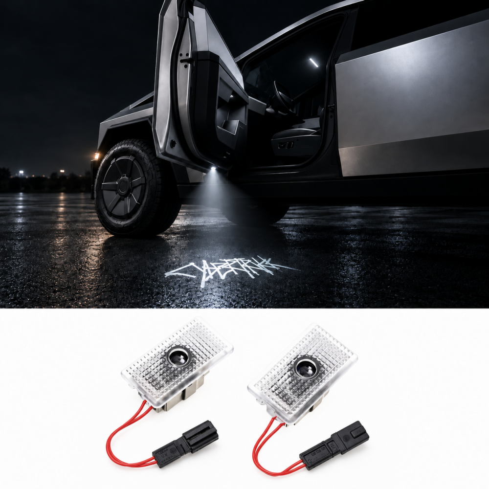Door Projection Puddle Lights for Tesla Cybertruck 2024–2026