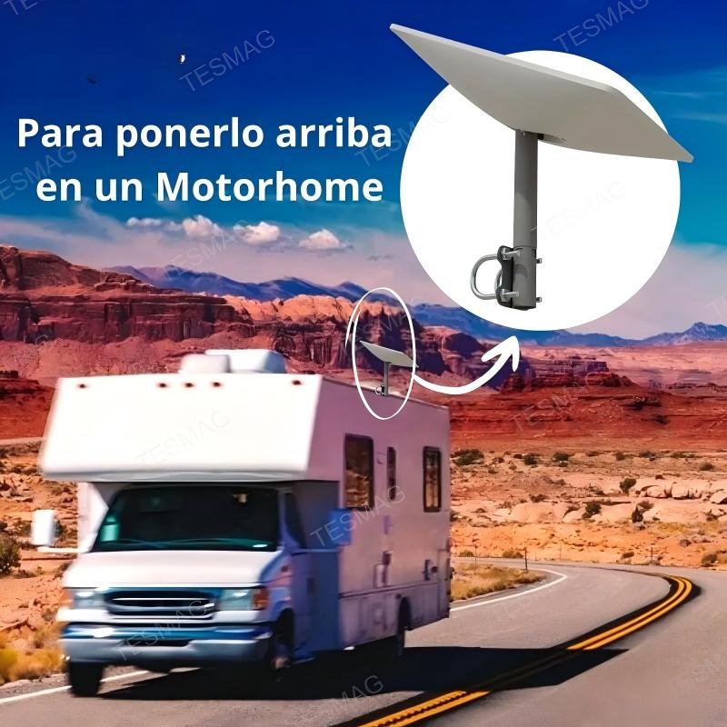 U-Bolt Pole Clamp Mount for Starlink V2 Antenna Outdoor Installation