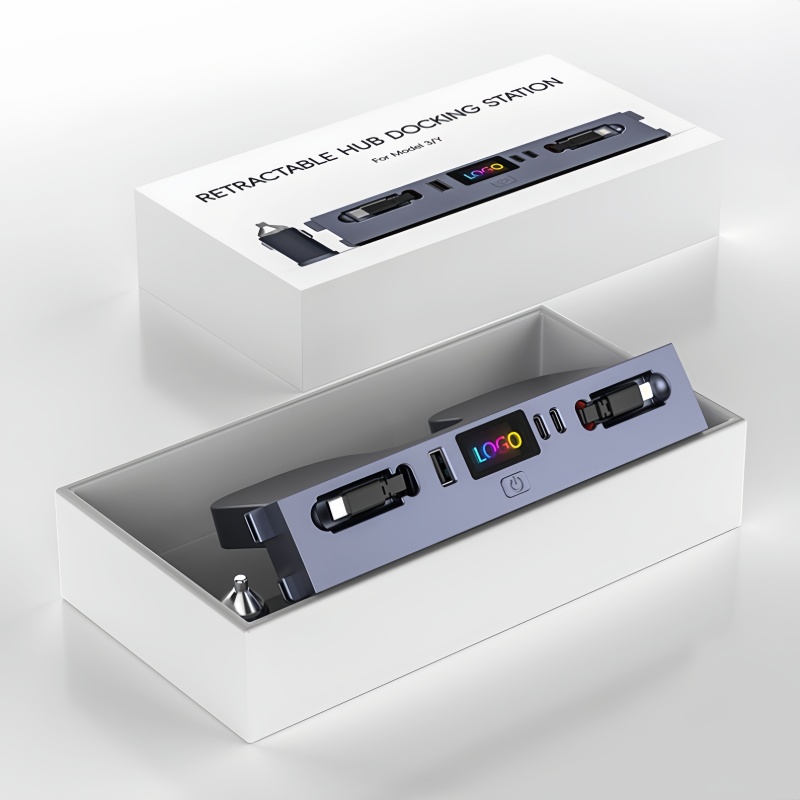 USB Hub Docking Station for Tesla Model 3 Highland/Model Y Juniper