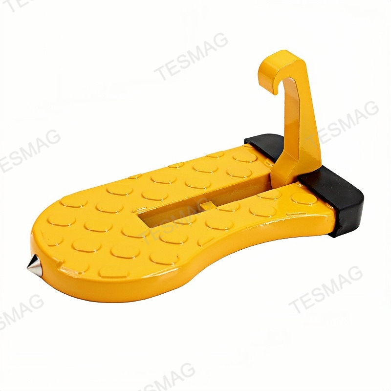 Universal Foldable Car Door Step With Emergency Hammer Function
