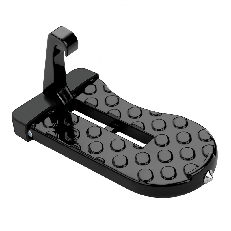 Universal Foldable Car Door Step With Emergency Hammer Function