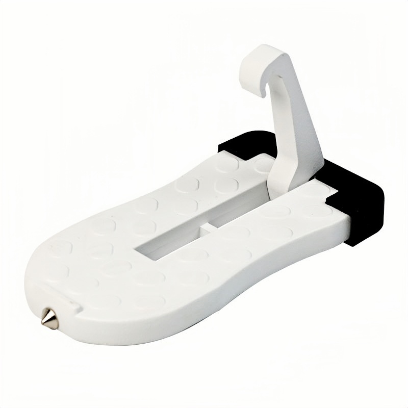 Universal Foldable Car Door Step With Emergency Hammer Function