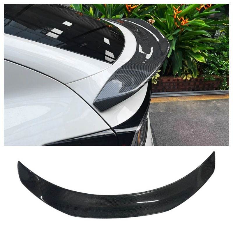 V-Style Carbon Fiber Rear Spoiler for Tesla Model Y Juniper
