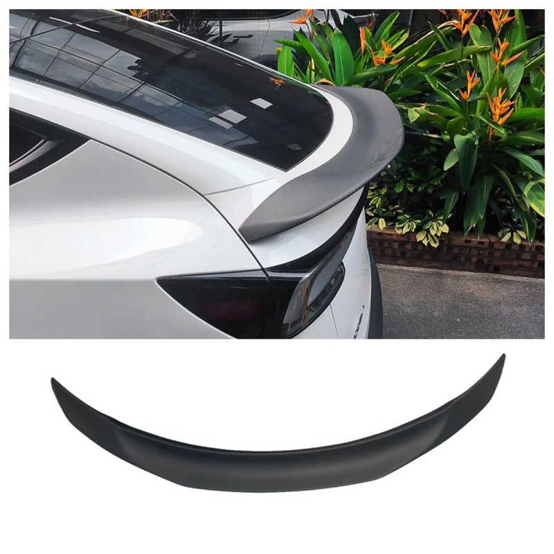 V-Style Carbon Fiber Rear Spoiler for Tesla Model Y Juniper