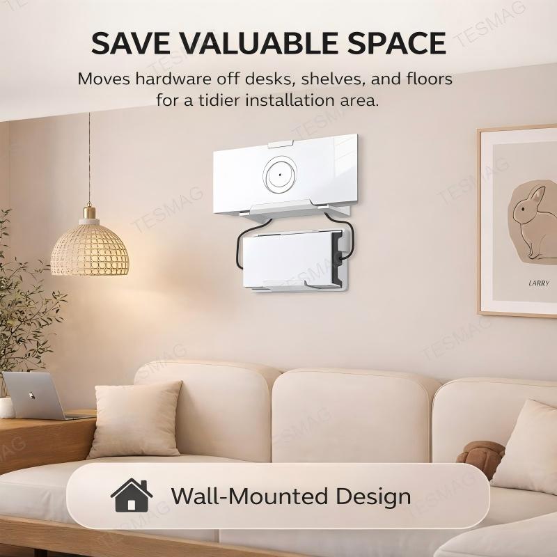 Wall Mount Kit for Starlink Gen 3 Router & Power Supply