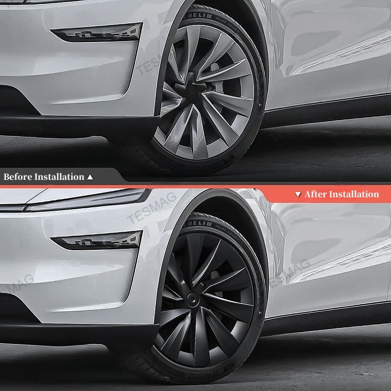 Wheel Hubcaps for Tesla 2025+ Model Y Juniper 20'' Helix 2.0