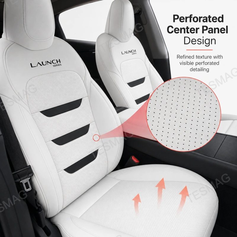 Nappa Leather Seat Covers for Model Y Juniper 2025.03+ Premium 5-Seater