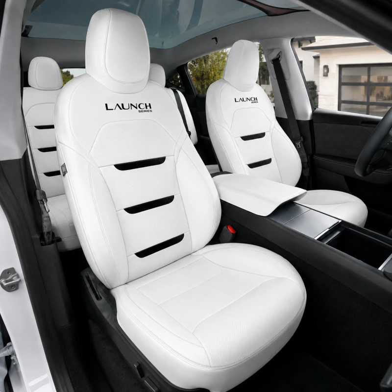 Nappa Leather Seat Covers for Model Y Juniper 2025.03+ Premium 5-Seater