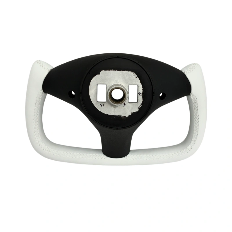 Nappa Leather Heated Yoke Steering Wheel Frame for Tesla Model S X 2014-2020