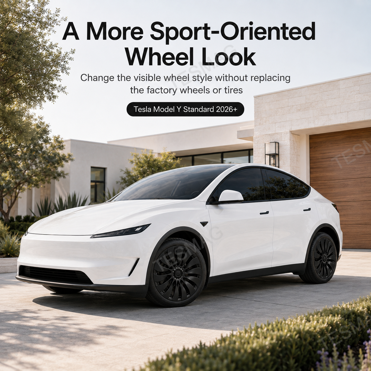 18-Inch Turbine-Style Wheel Covers for Tesla Model Y Standard 2026+