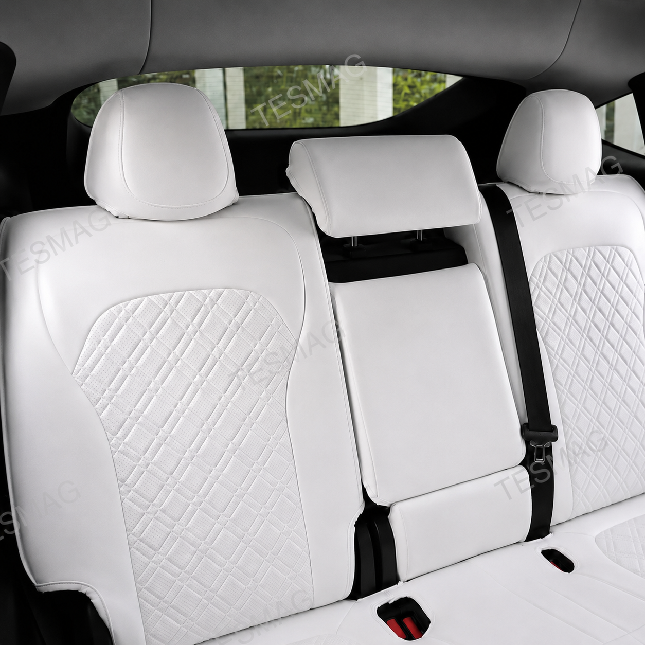 Diamond Quilted Seat Covers for Tesla Model Y Juniper Standard & Premium 5-Seater