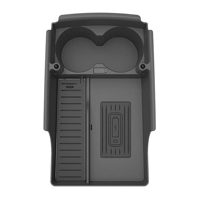 Wireless Charger and Storage Organizer for Tesla Model S/X Center Console