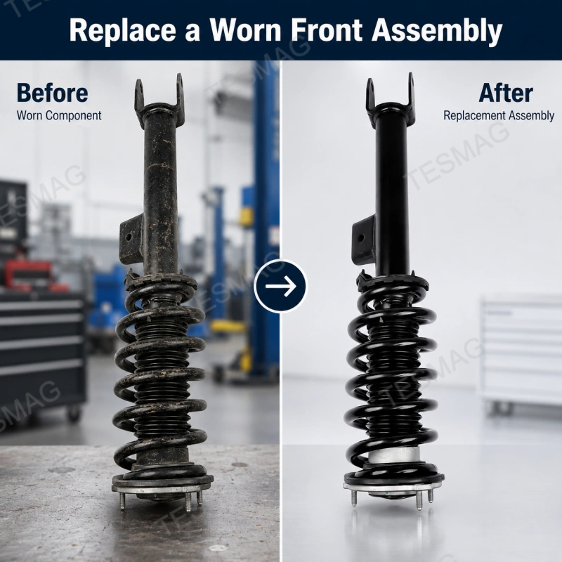 Front Strut Assembly for Tesla Model 3 2017-2023 & Model Y 2020-2024 RWD 1044364  1044369