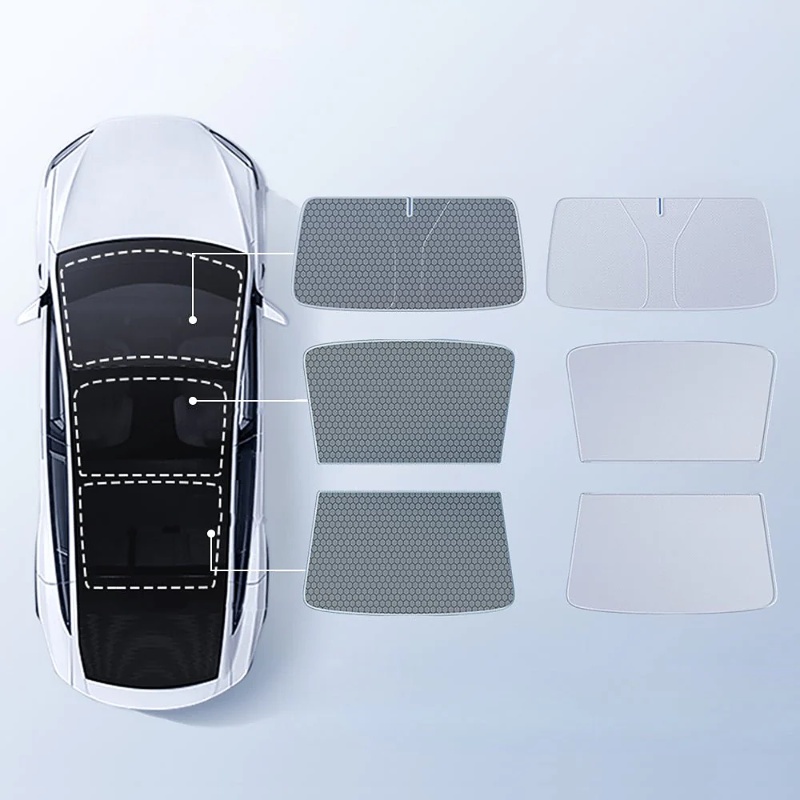 Roof & Windshield UV Shades for Tesla Model 3/ Y