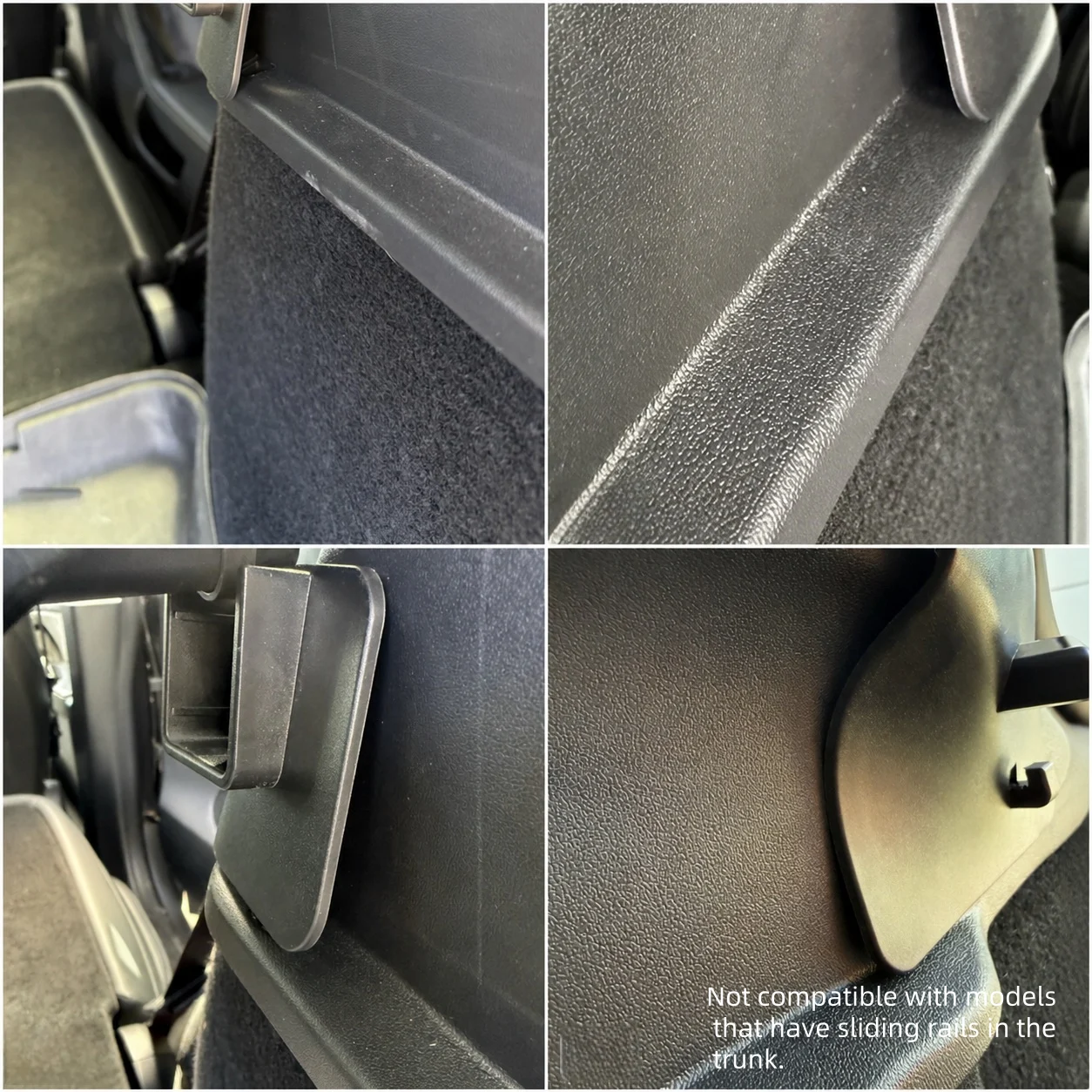 Retractable Leather Cargo Organizer Shield Shade for Tesla Model Y 2021-2025