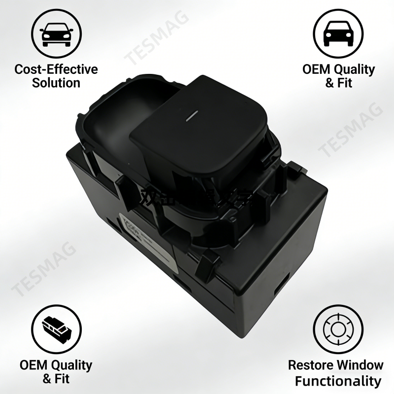 Power Window Switch Passenger Front Right/Rear Left or Right for Tesla Model 3/Y 2017-2023 (1081038-02-F)